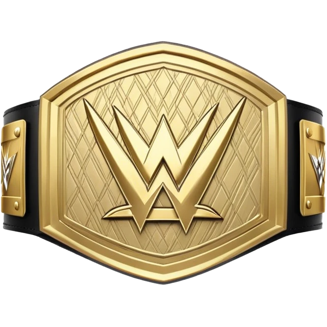 wwe championship belt white emoji