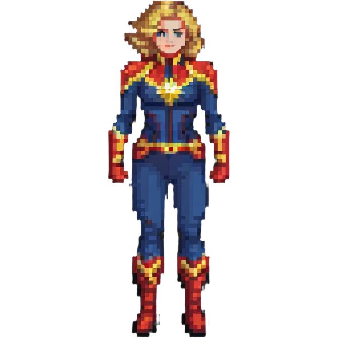 Captain Marvel superhero emoji