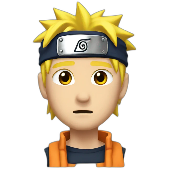 Naruto pleurer emoji