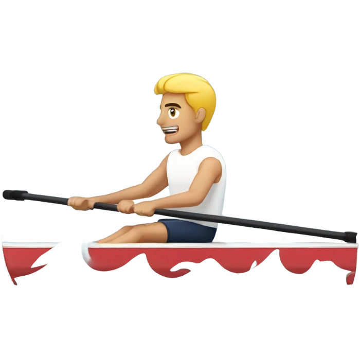 Guy Rowing Exercise emoji