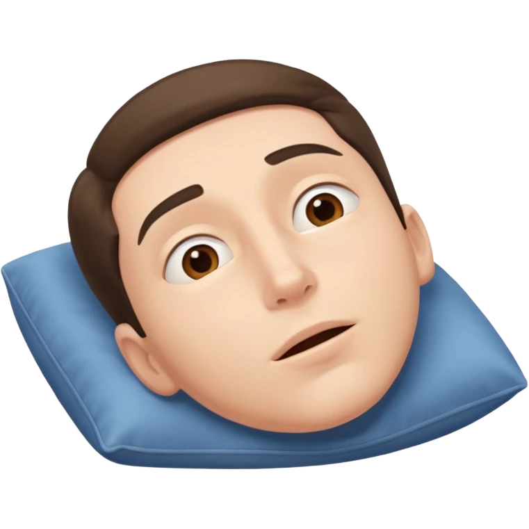 a man laying down emoji