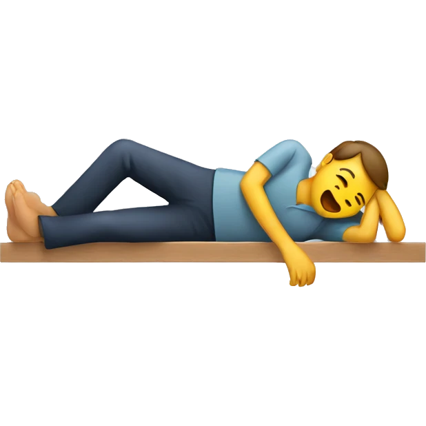 A slipping person emoji