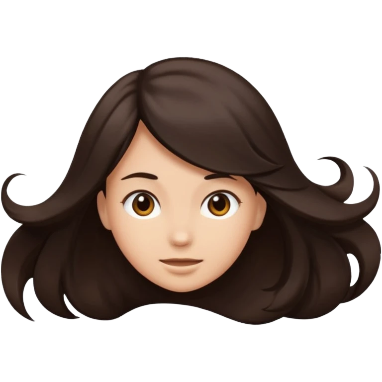 Hair flipping  emoji