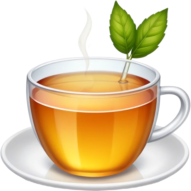 Une tasse avec de la tisane  emoji