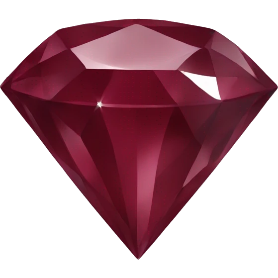 Burgundy Diamond  emoji