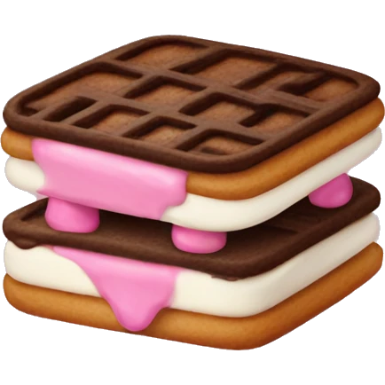 Neapolitan ice cream sandwich  emoji