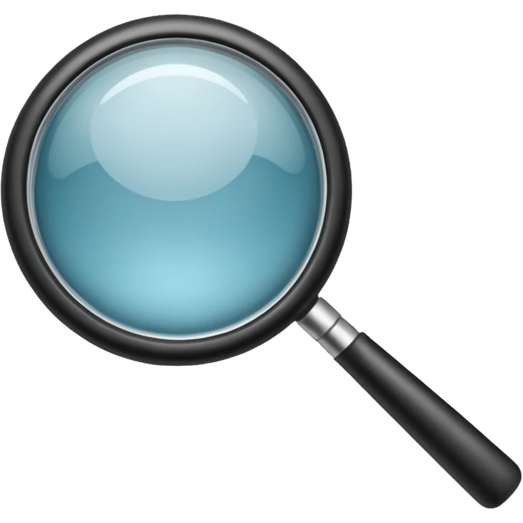 magnifying glass emoji