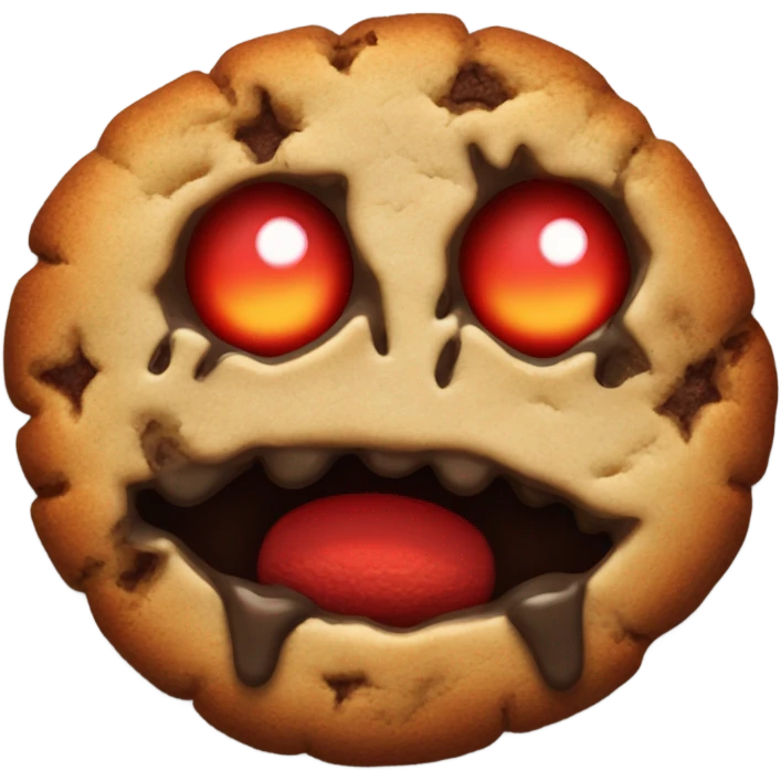 evil cookie  emoji
