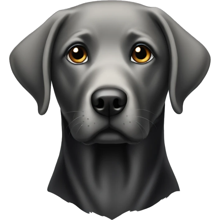 Can you create a black Labrador Face emoji