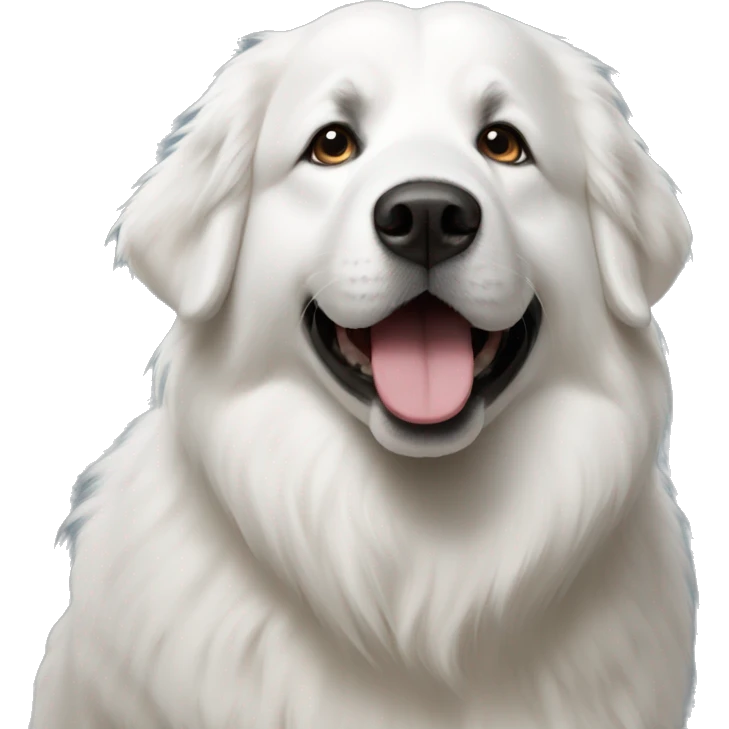 A Great Pyrenees  emoji