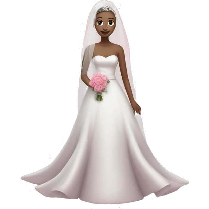 Pink shark in a wedding dress. emoji