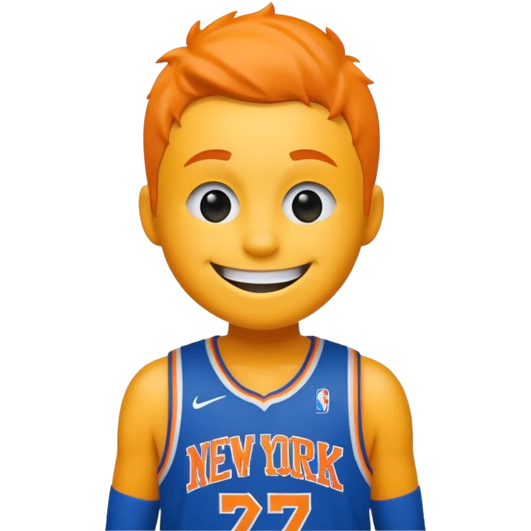 Smiley icon new york knicks emoji