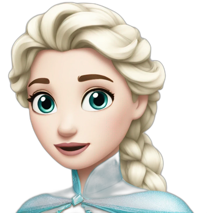 Elsa frozen emoji