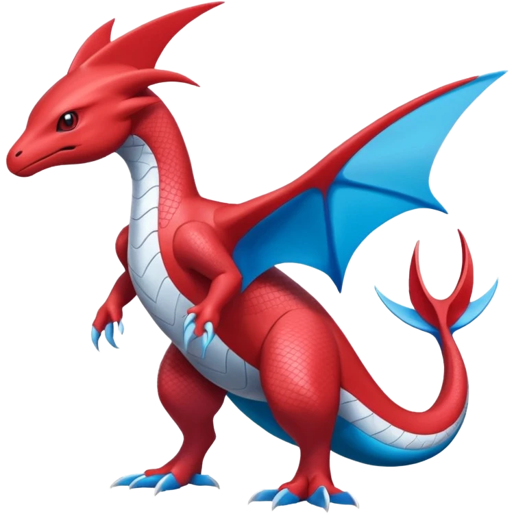 Latias-Salamence-Koraidon-Fakémon-hybrid-creature (full body)  emoji