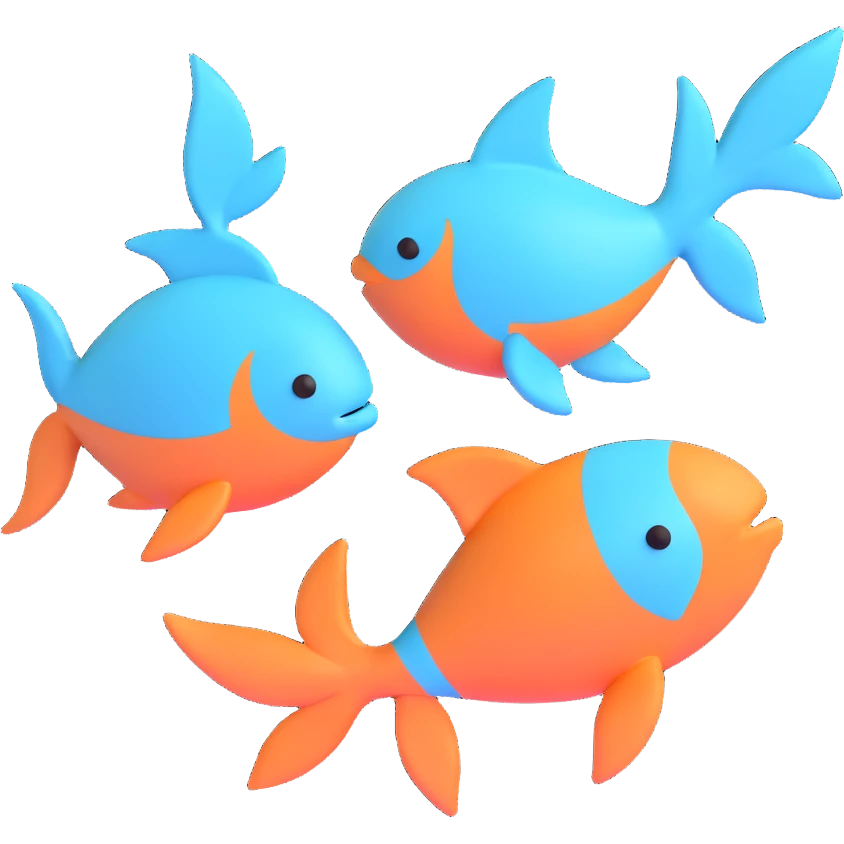 The zodiac symbol Pisces emoji