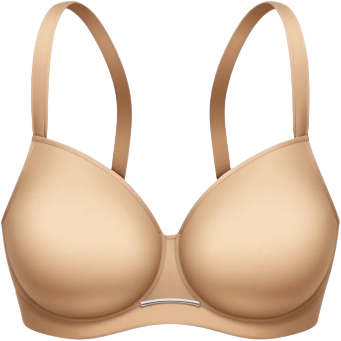 create an emoji, beige bra, no human emoji