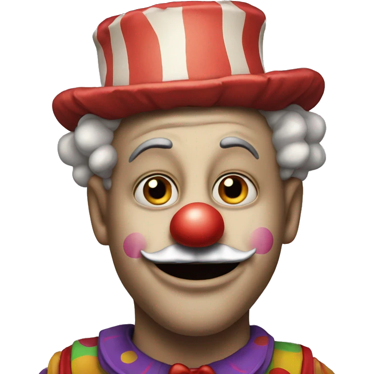 Funny clown  emoji