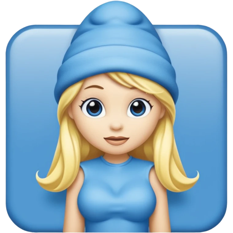 Smurfette emoji