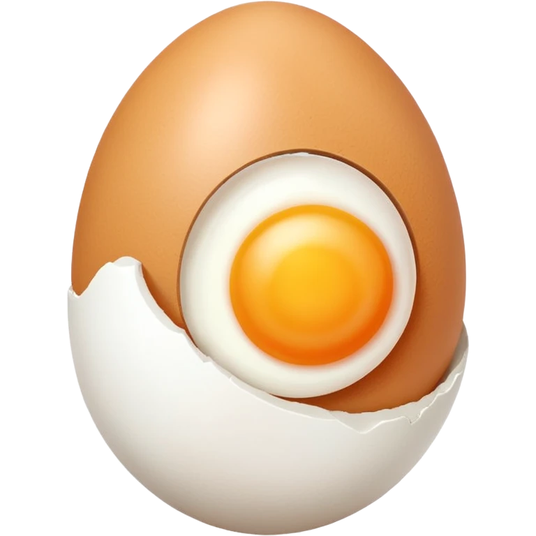 An egg enjoying its day In The sun  emoji