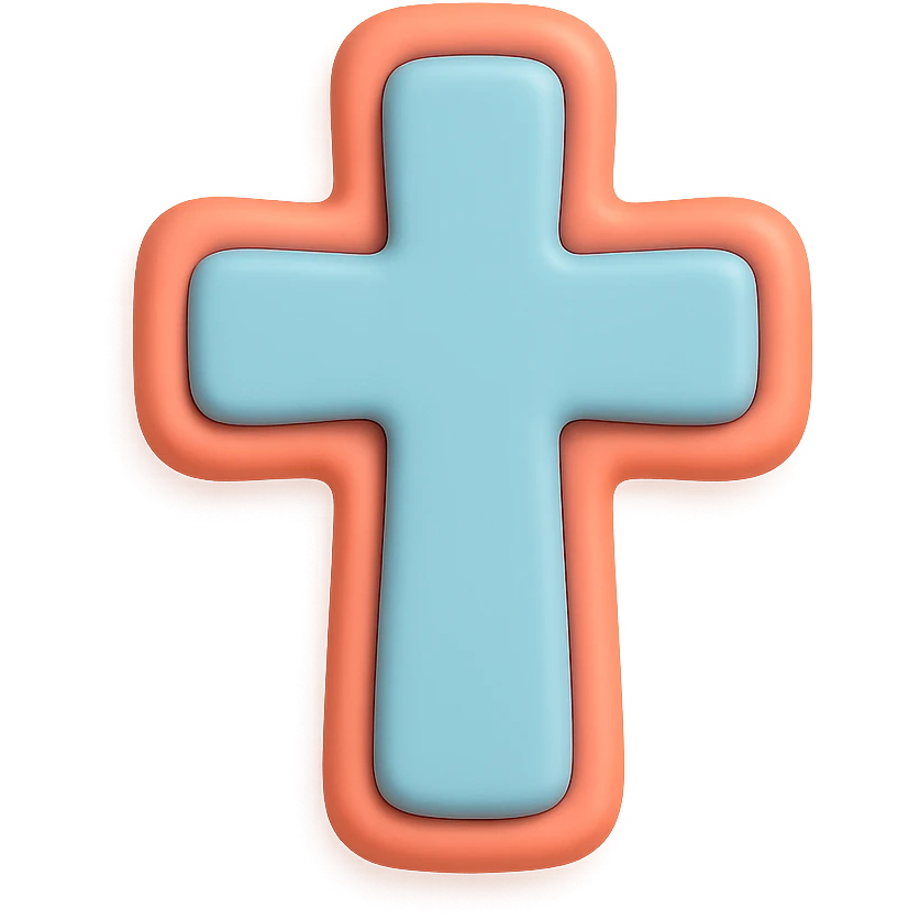 goth cross emoji