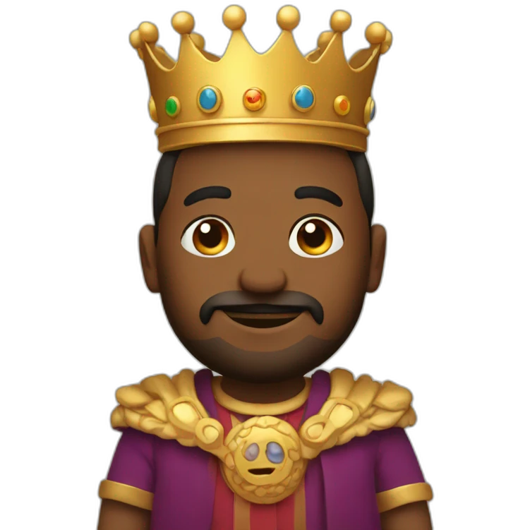 king with big belly emoji