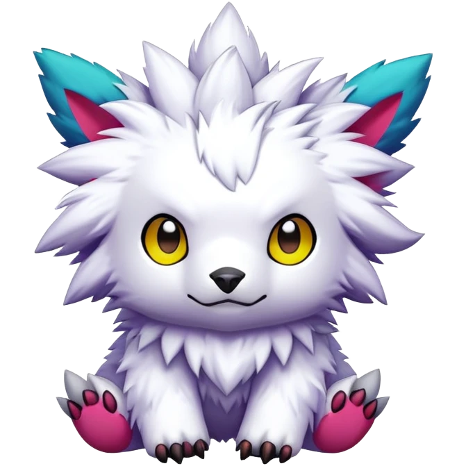 cute kawaii cool edgy Digimon-Fakemon-animal full body emoji
