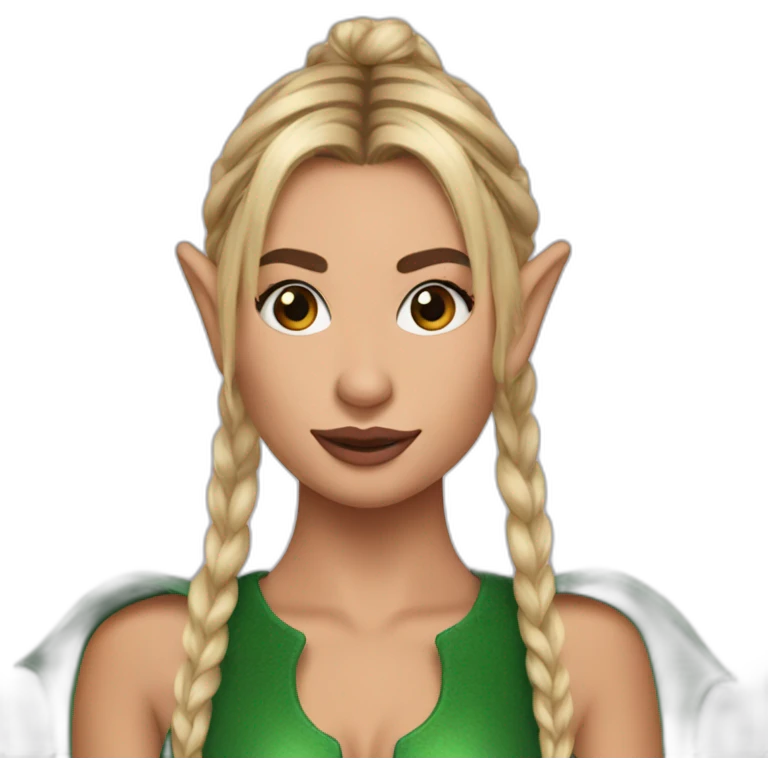hailey bieber elf emoji