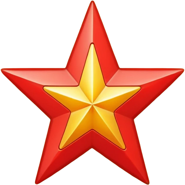 I wan a red star with 5 points emoji