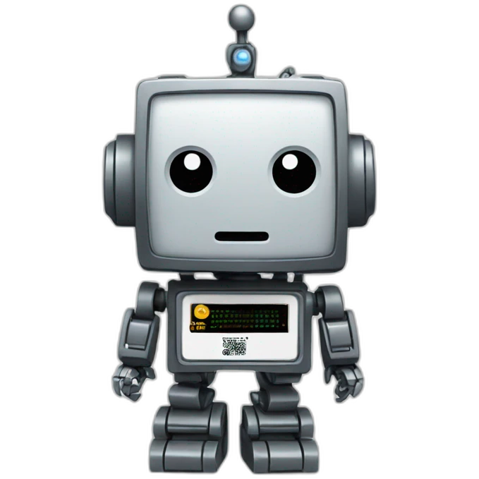 robot qr code emoji