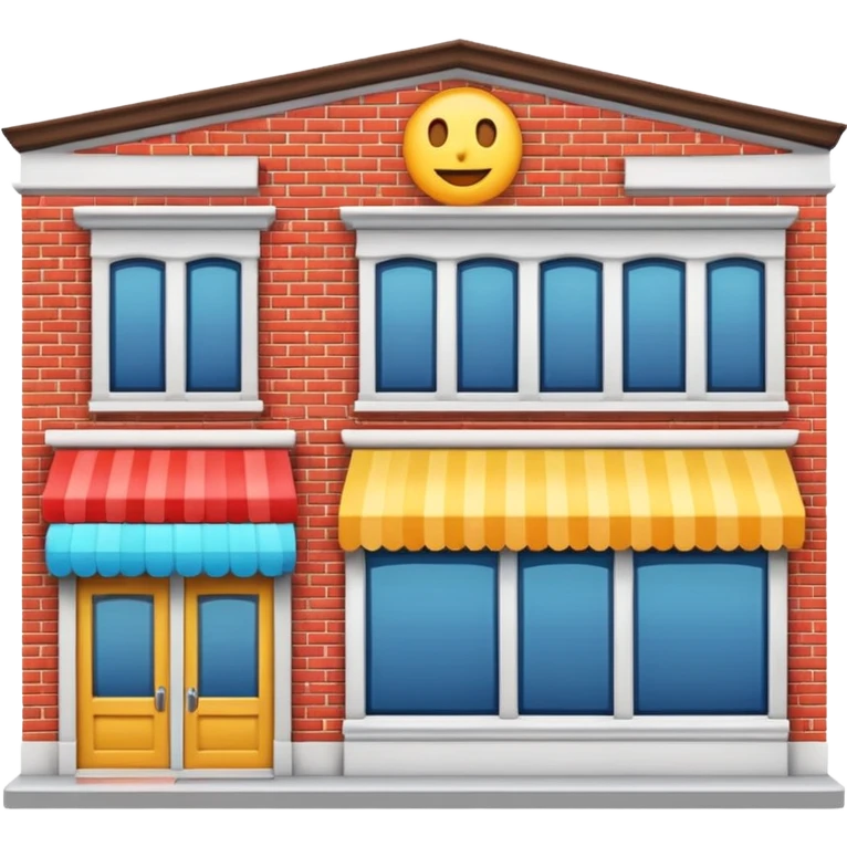 shop building emoji style emoji