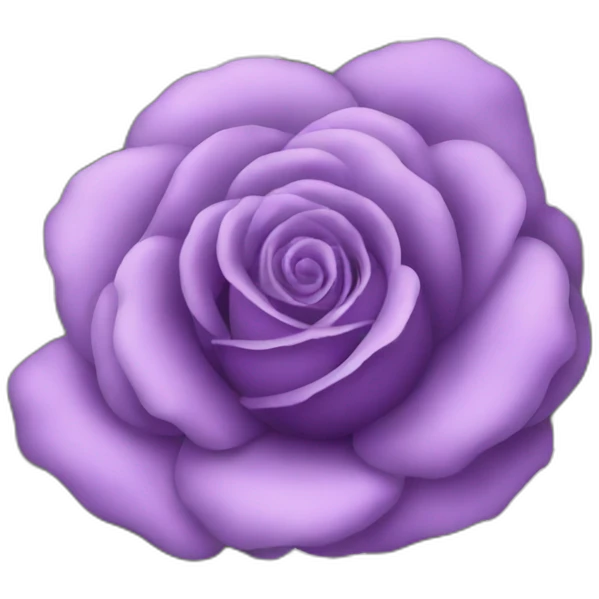 Rose violette emoji