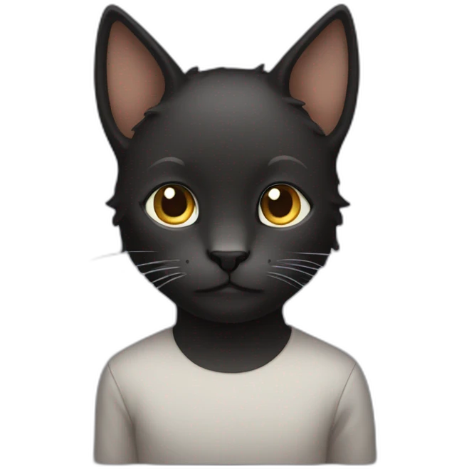dark hair cat boy emoji