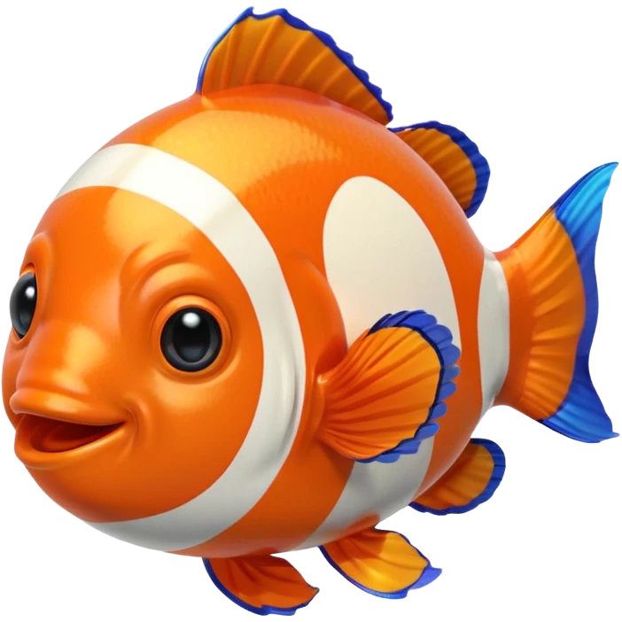 Ball of Goo with Rainbow Clownfish emoji