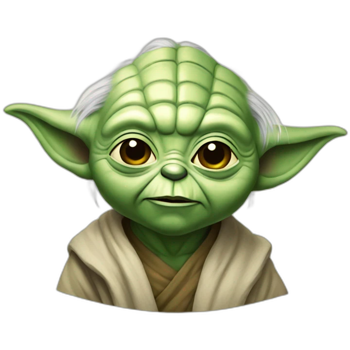Yoda-happy emoji
