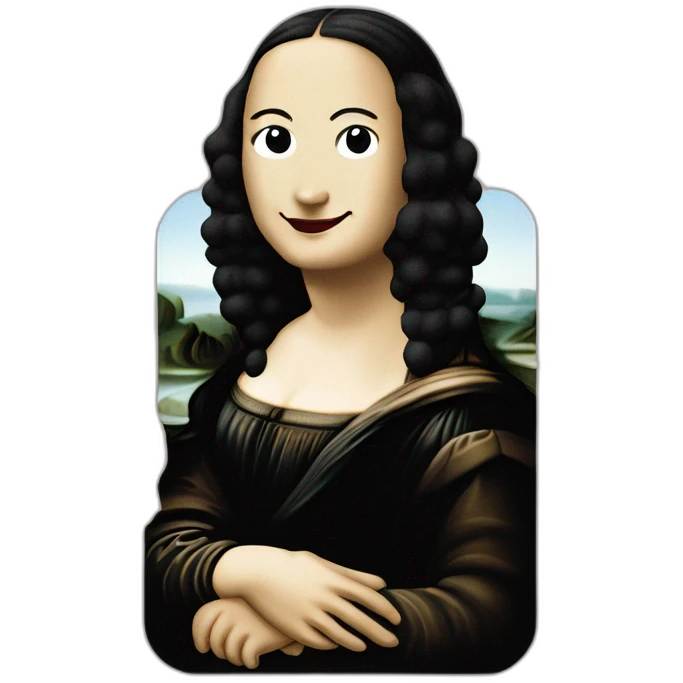 printer mona lisa emoji