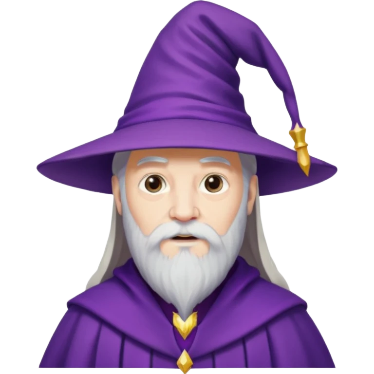 dumbledore wear purple magic hat emoji