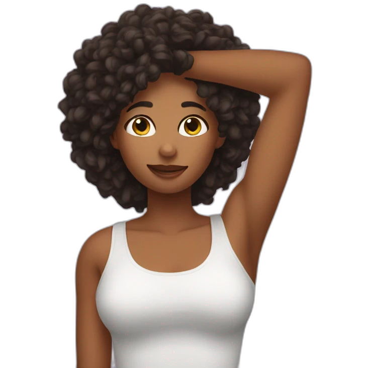 woman armpit emoji