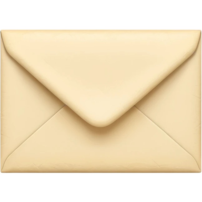 Cream-colored Letter Envelope  emoji