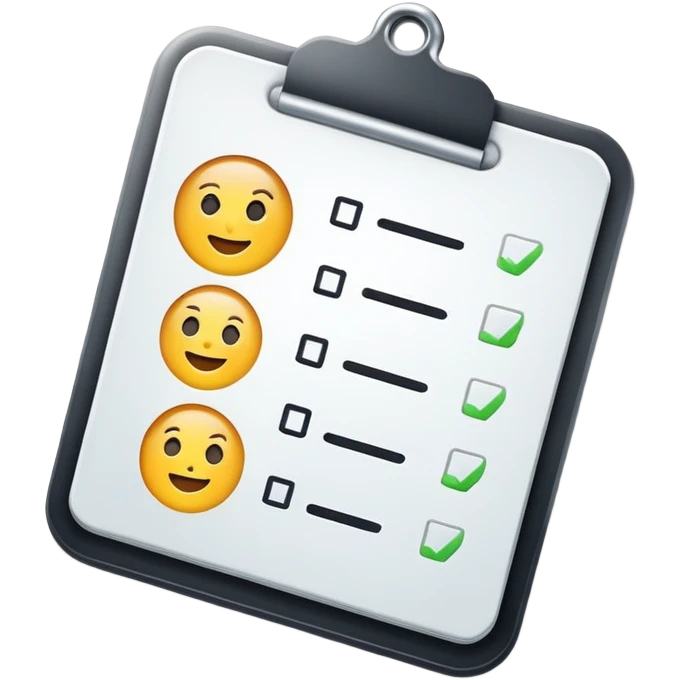 checklist emoji