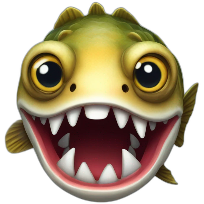 Piranha hello emoji