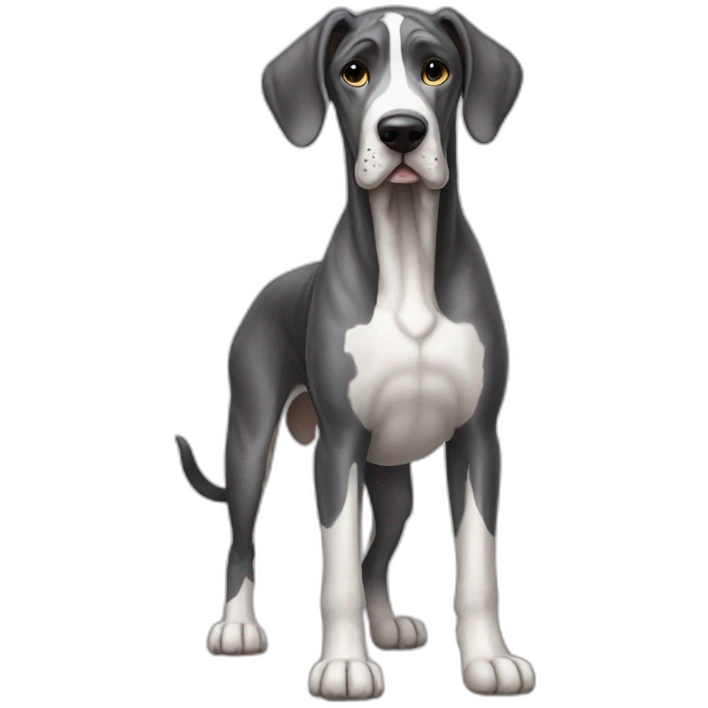 dog-great-dane-full-body emoji