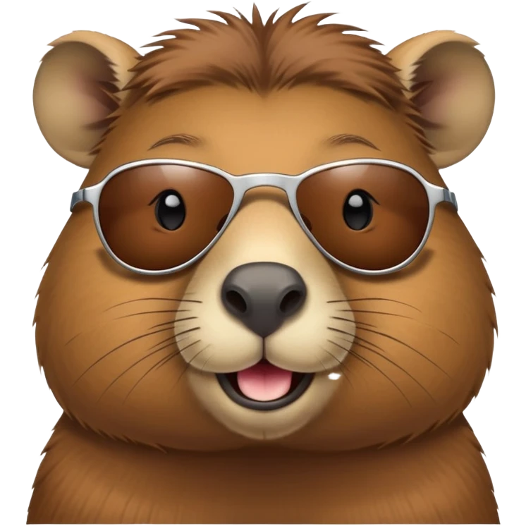 capybara with sunglasses  emoji