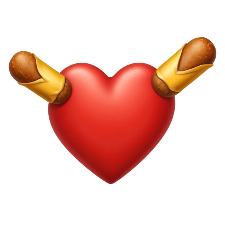 Corazon con bangers de Venezuela emoji