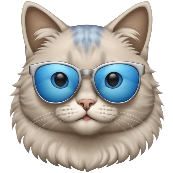 Cat wearing sunglasses emoji