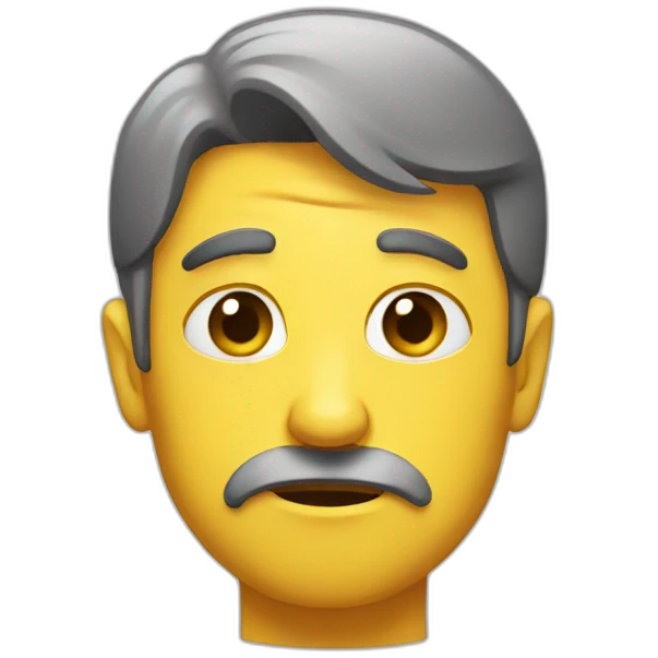 old and sad emoji