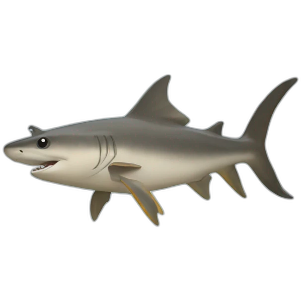 nadador tiburon emoji