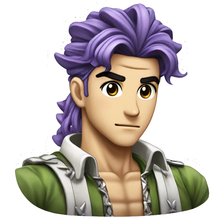 Joseph Joestar from the anime JoJo's Bizarre Adventure emoji