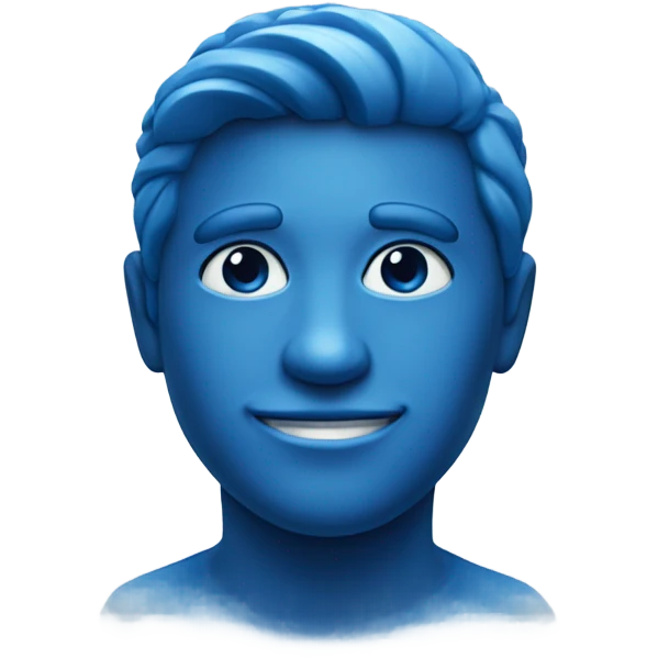 blue emoji