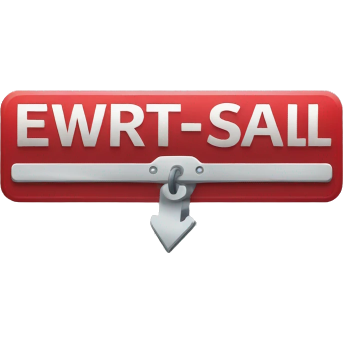 red sell button sign emoji