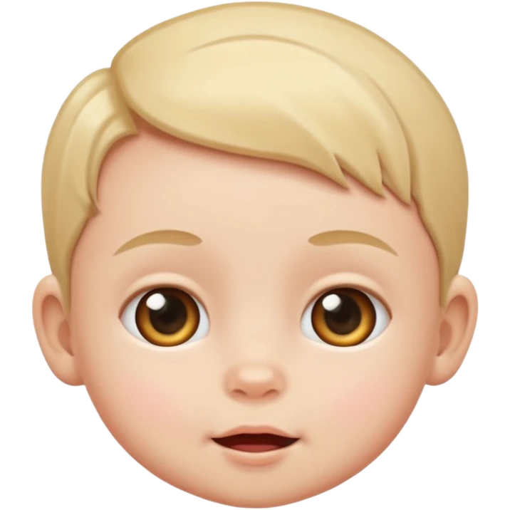 a cute baby emoji